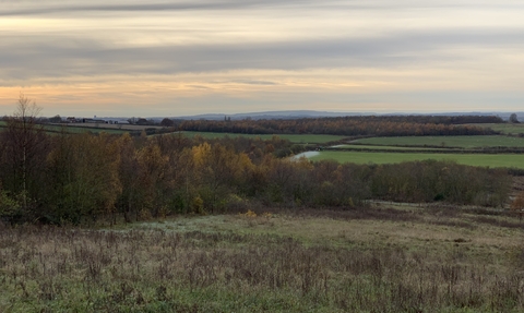 View of rainton meadows in autumn