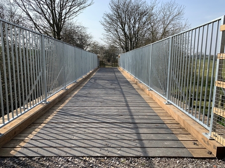 New bridge on bridleway